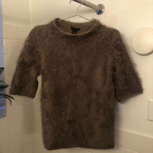 LOUIS VUITTON Angora cropped sweater Size L, soft - Picture 6 of 6